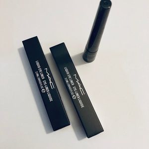 2-M.A.C. Liquid Eyeliner Boot Black 0.84 Fl oz New